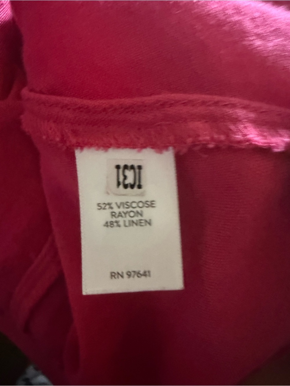 J. Jill pink linen blend dress with pockets Large v-neck EUC - Picture 3 of 4